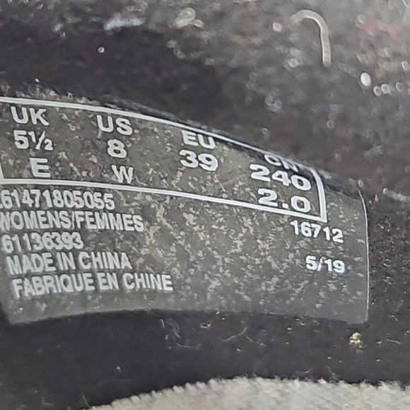 Clarks Cloudsteppers Sillian 2.0 Hope Loafers Womens 8W Black Gray Slip On Shoes - Picture 8 of 10